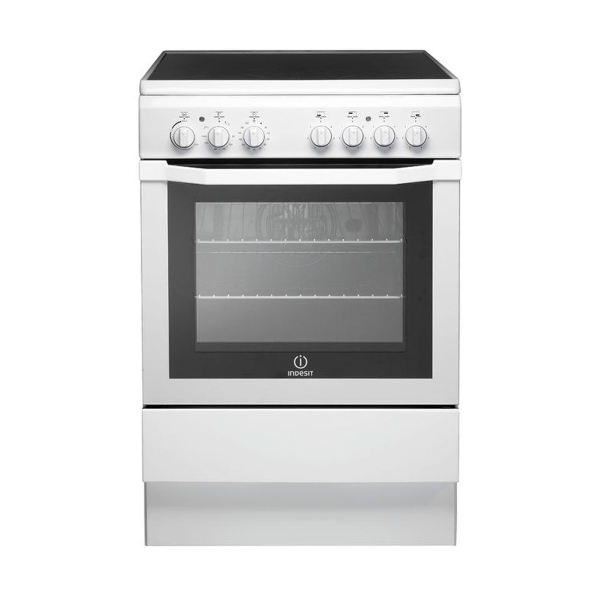 Indesit I6VV2AW 60cm Electric Single Cooker with Ceramic Hob White A  NE Appliances