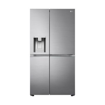 LG Door-in-Door™ GSJV91PZAE American Fridge Freezer - Shiny Steel - E Rated GSJV91PZAE  