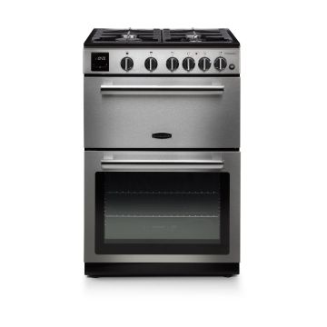 Rangemaster PROPL60NGFSS/C Professional Plus 60cm Gas Cooker with Electric Grill - Stainless Steel - A PROPL60NGFSS/C  