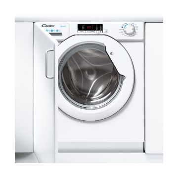 Candy CBW 49D2E Integrated 9kg 1400rpm Washing Machine - White - D CBW 49D2E  