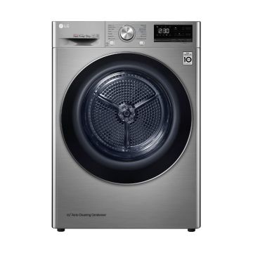 LG EcoHybrid™ FDV909S 9kg Heat Pump Tumble Dryer - Graphite - A+++ Rated FDV909S  