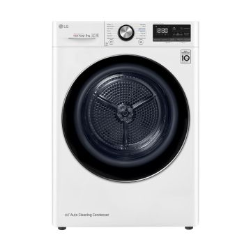 LG EcoHybrid™ FDV909W 9kg Heat Pump Tumble Dryer - White - A+++ Rated FDV909W  