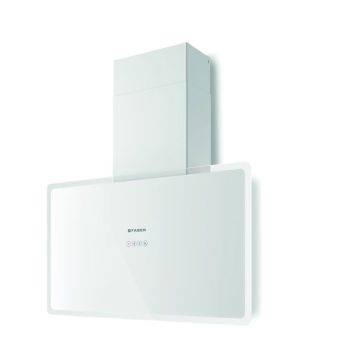 Faber 330.0528.302 Glam Fit 80 Wall Cooker Hood - White Glass 330.0528.302  