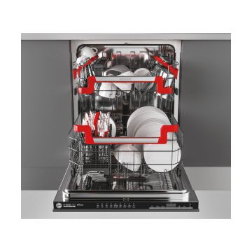 Hoover HDIN 4D620PB-80E 60cm Integrated Dishwasher - C HDIN 4D620PB-80E  