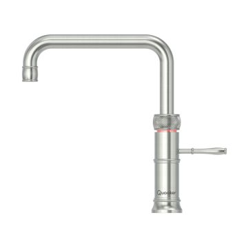 Quooker PRO3 Classic Fusion Square 3 in 1 Boiling Water Tap Stainless Steel 3CFSRVS  