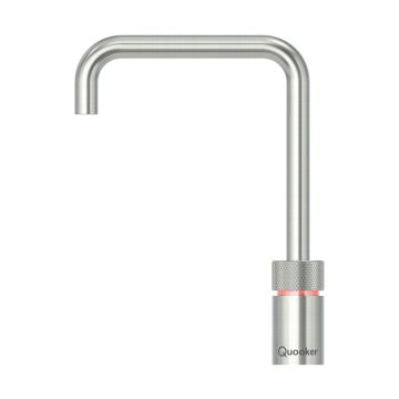 Quooker PRO3 Nordic Square Boiling Water Only Kitchen Tap Stainless Steel (excl mixer tap) 3NSRVS  