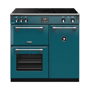 Stoves ST RICH DX S900Ei CB Kte 90cm Electric Induction Range Cooker - Kingfisher Teal - A 444410922  