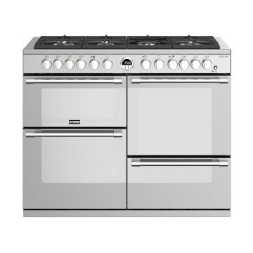 Stoves ST STER S1100DF SS 110cm Dual Fuel Range Cooker - Stainless Steel - A 444444502  