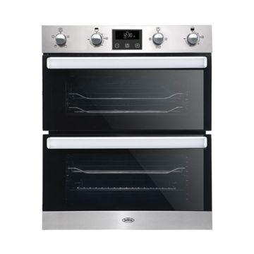 Belling 444444781 BEL BI702FP Sta Built-Under Electric Double Oven - Stainless Steel - A 444444781  