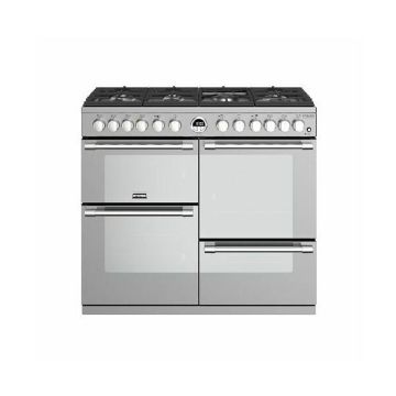 Stoves ST STER DX S1000DF SS 100cm Dual Fuel Range Cooker - Stainless Steel - A 444444942  