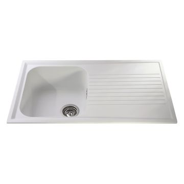 CDA AS1WH Composite Single Bowl Sink AS1WH  