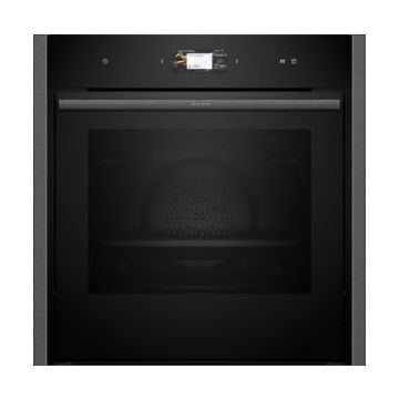 NEFF N90 B64FS31G0B Built In Electric Single Oven With Steam Function - Graphite - A+ B64FS31G0B  