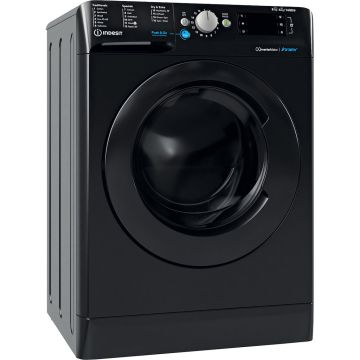 Indesit BDE86436XBUKN 8Kg / 6Kg Washer Dryer with 1400 rpm - Black - D Rated BDE86436XBUKN  