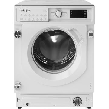 Whirlpool BIWDWG861485UK Integrated 8Kg / 6Kg Washer Dryer with 1400 rpm - White - D BIWDWG861485  