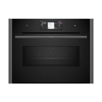 NEFF N90 C24MT73G0B Built In Compact Electric Single Oven With Microwave Function - Graphite C24MT73G0B  