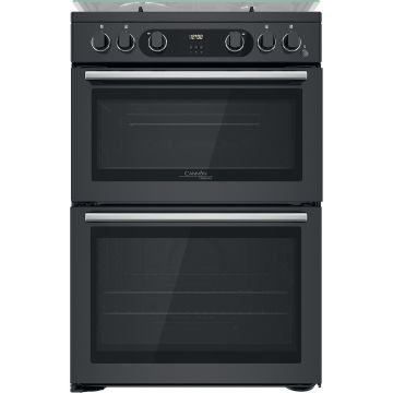 Cannon by Hotpoint CD67G0C2CA/UK Gas Cooker - Black - A+/A+ Rated CD67G0C2CA  
