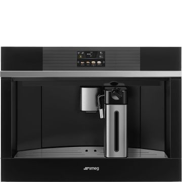 Smeg CMS4104N 45cm Integrated Coffee Machine Black CMS4104N  