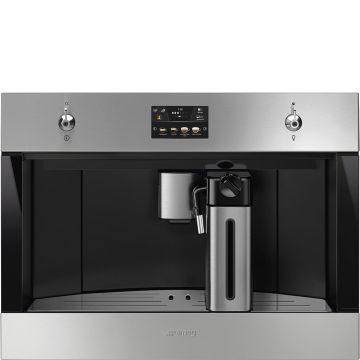 Smeg Classic CMS4303X Built In Bean to Cup Coffee Machine - Stainless Steel CMS4303X  