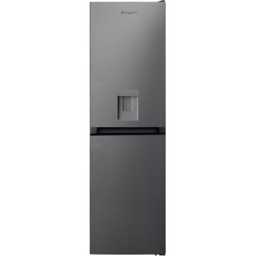Hotpoint HBNF 55181 S AQUA UK 50/50 Split Frost Free Fridge Freezer with Water Dispenser - Silver - F Rated HBNF55181SAQUAUK1  
