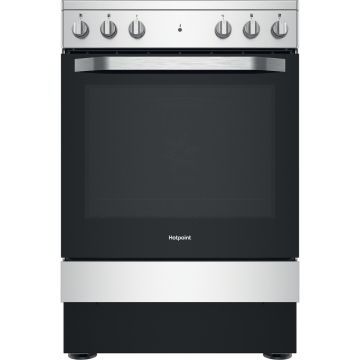 Hotpoint HS67V5KHX/UK Electric Cooker with Ceramic Hob - Inox - A Rated HS67V5KHX  
