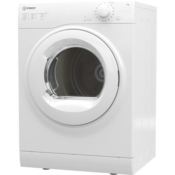 Indesit 8kg Air-Vented I1 D80W UK Tumble Dryer - White I1D80WUK  