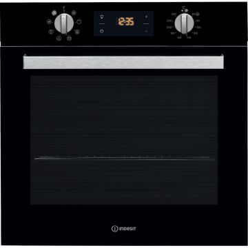Indesit Aria IFW 6340 BL UK Electric Single Built-in Oven in Black IFW6340BLUK  