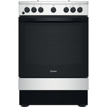 Indesit IS67G5PHX/UK Dual Fuel Cooker - Inox - A Rated IS67G5PHX  