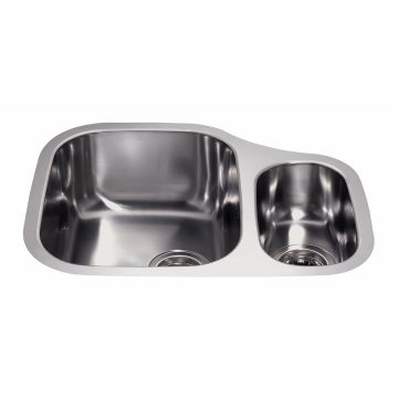 CDA KCC28SS Undermount Left-Hand One And A Half Bowl Sink KCC28SS  