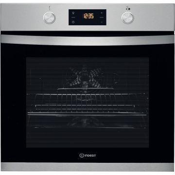 Indesit Aria KFW 3841 JH IX UK Electric Single Built-in Oven in Stainless Steel KFW3841JHIX  