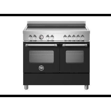 Bertazzoni Master Series MAS105I2ENEC Electric Range Cooker with Induction Hob - Black - A/A Rated MAS105I2ENEC  