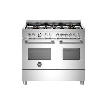 Bertazzoni Master Series MAS106L2EXC Dual Fuel Range Cooker - Stainless Steel - A Rated MAS106L2EXC  