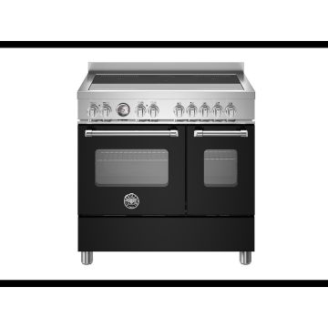 Bertazzoni Master Series MAS95I2ENEC Electric Range Cooker with Induction Hob - Black - A Rated MAS95I2ENEC  