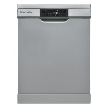 Montpellier MDW1363S 60cm Freestanding Dishwasher in Silver MDW1363S  