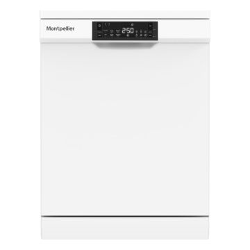 Montpellier MDW1363W 60cm Freestanding Dishwasher in White MDW1363W  