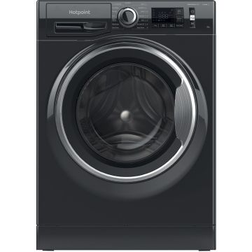Hotpoint NM11946BCAUKN 9kg Washing Machine with 1400 rpm - Black - A Rated NM11946BCAUKN  