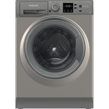 Hotpoint NSWM1045CGGUKN 10kg Washing Machine with 1400 rpm - Graphite - B Rated NSWM1045CGGUKN  