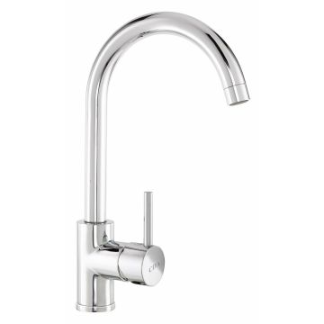 CDA TC57CH Side Single Lever Tap with Swan Neck Spout TC57CH  