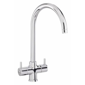 CDA TF55CH Contemporary Monobloc Filter Tap with Swan Neck Spout TF55CH  