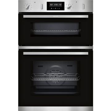 NEFF N50 U2GCH7AN0B Built In Electric Double Oven - Stainless Steel - A/B Rated U2GCH7AN0B  