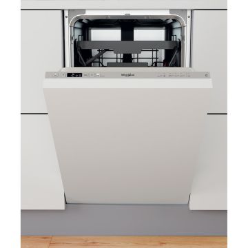 Whirlpool WSIC3M27CUKN Fully Integrated Slimline Dishwasher - Stainless Steel Control Panel with Fixed Door Fixing Kit - E WSIC3M27CUKN  