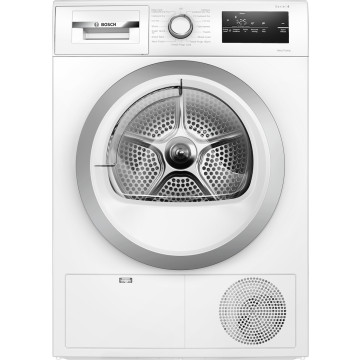 Bosch Series 4 WTH85223GB 8Kg Heat Pump Tumble Dryer - White - A++ Rated WTH85223GB  