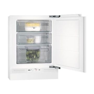 AEG ABE682F1NF Integrated Frost Free Under Counter Freezer - White - F ABE682F1NF  