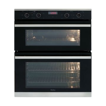 Amica ADC700SS Built Under Electric Double Oven - Stainless Steel - A rated ADC700SS  