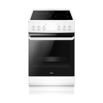 Amica AFC1530WH 50cm Freestanding Cooker Single Cavity - White AFC1530WH  