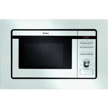 Amica AMM20G1BI Built In Microwave with Grill - Stainless Steel AMM20G1BI  