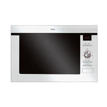 Amica AMM25BI Built In Microwave with Grill - Stainless Steel AMM25BI  