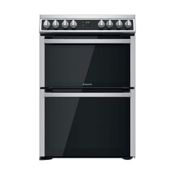 Hotpoint HDM67V8D2CX Electric Cooker with Ceramic Hob - Silver - A HDM67V8D2CX  