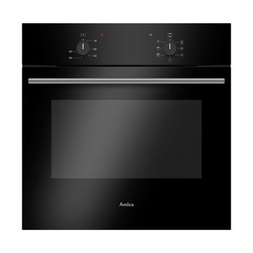 Amica ASC200BL Built In Electric Single Oven - Black - A rated ASC200BL  