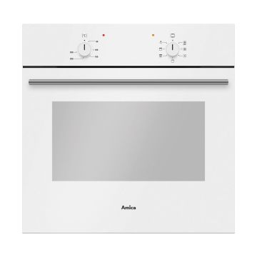 Amica ASC200WH Built In Electric Single Oven - White - A rated ASC200WH  