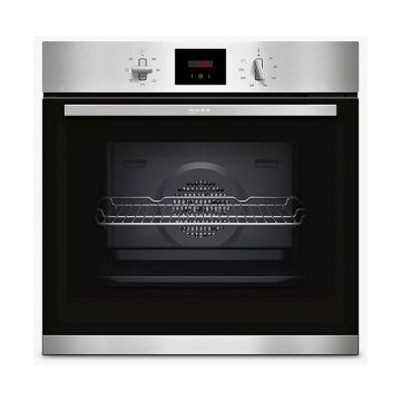 NEFF N30 B1GCC0AN0B Built In Electric Single Oven - Stainless Steel - A Rated B1GCC0AN0B  